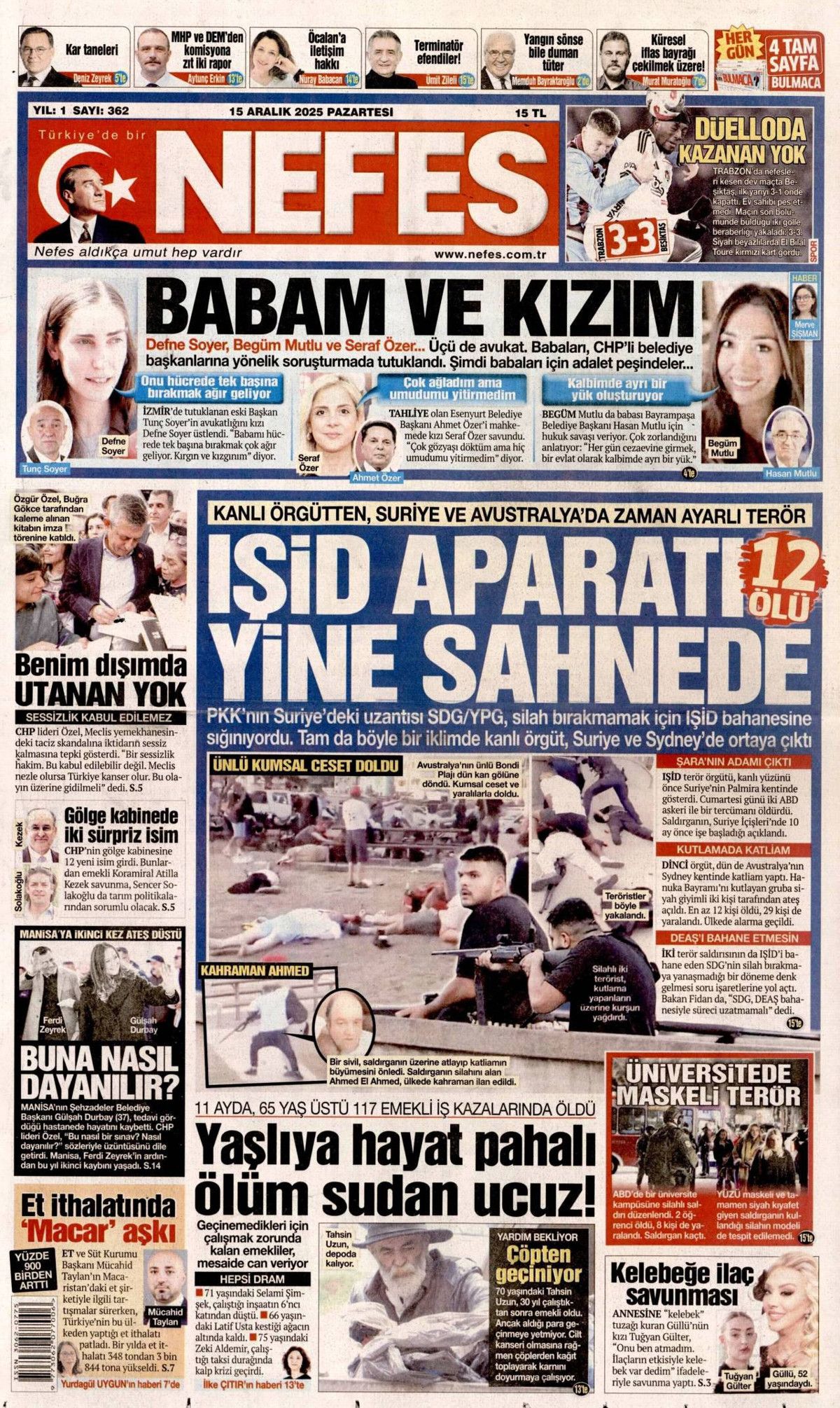 Ankara'da şifre: Stratejik sabır! İşte günün gazete manşetleri... 18