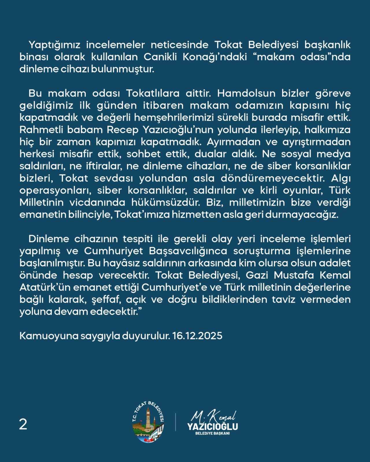 İçeriden “böcek” çıktı: Efsane vali Recep Yazıcıoğlu’nun oğlu Mehmet Kemal Yazıcıoğlu’nun makam odasında dinleme cihazı skandalı 11