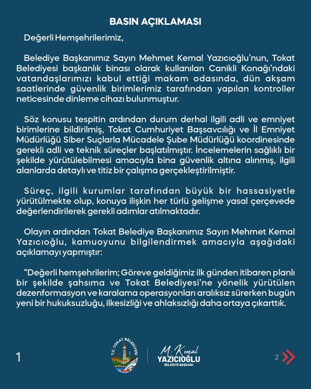 İçeriden “böcek” çıktı: Efsane vali Recep Yazıcıoğlu’nun oğlu Mehmet Kemal Yazıcıoğlu’nun makam odasında dinleme cihazı skandalı 10