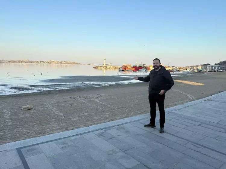 Tekirdağ’da korkutan görüntü! Deniz 20 metre çekildi 2