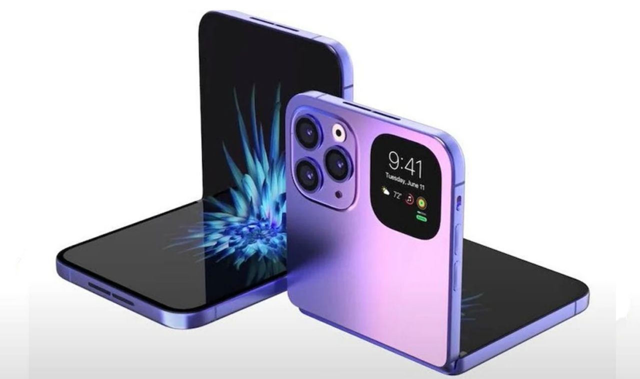Katlanabilir iPhone'nin teknik özellikleri ortaya çıktı! Face ID yok, touch ID geri dönüyor 1