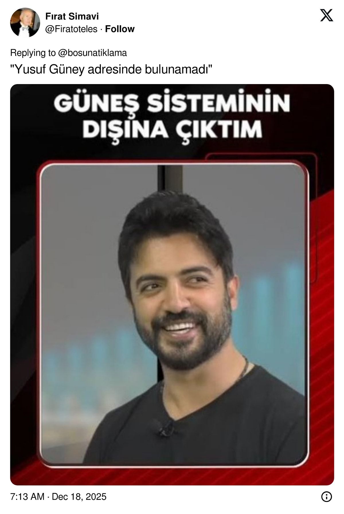 Uyuşturucu operasyonu kapsamında gözaltı listesinde olan Yusuf Güney evde yoktu! Sosyal medyadan yorum yağdı: Astral seyahattedir! 8