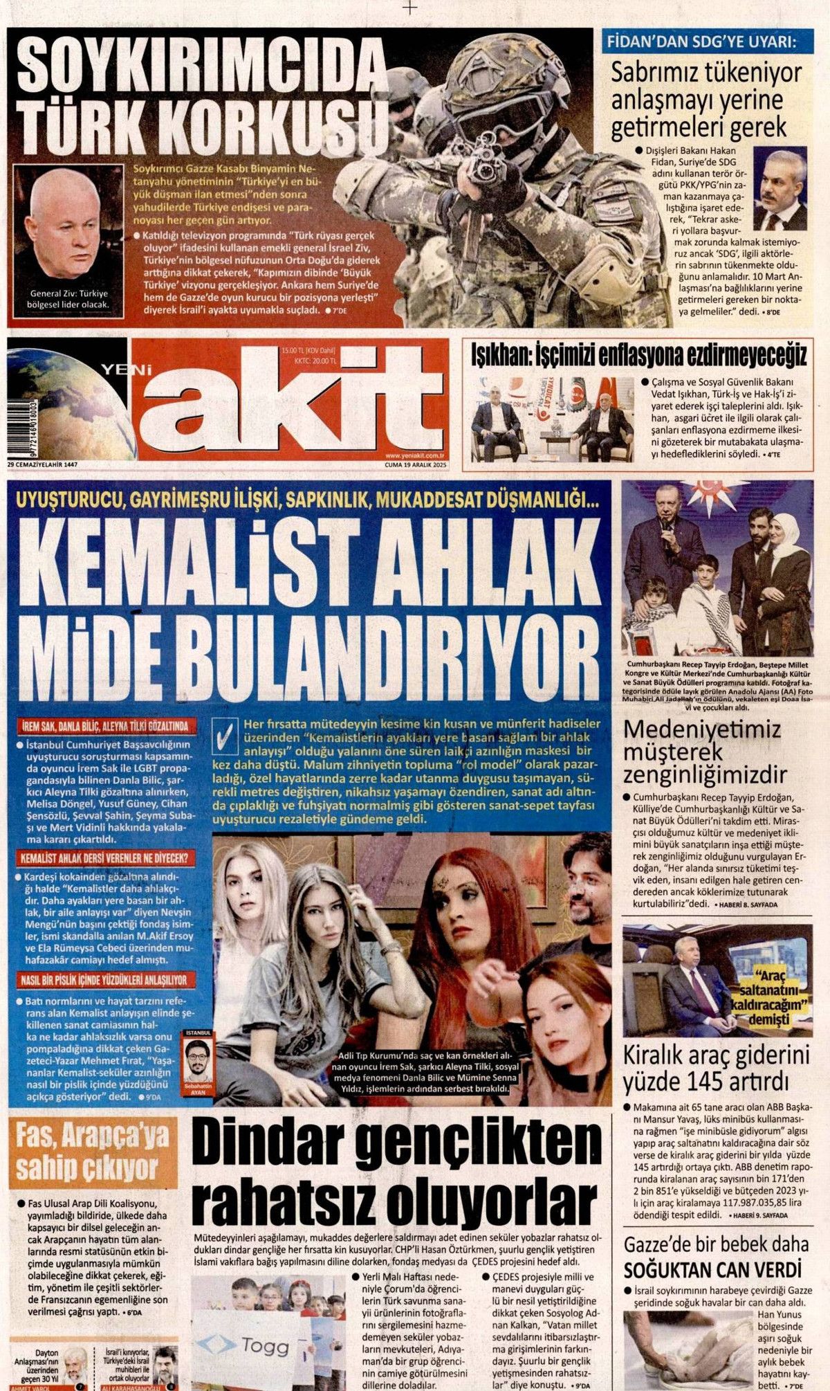 İtirafla gelen dalga... Ünlülere uyuşturucu operasyonu gazete manşetlerinde! 17