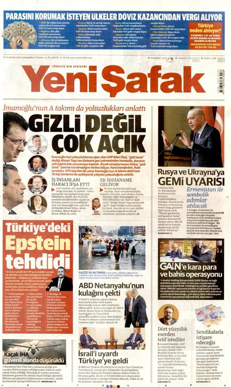 Yeni Şafak neden 3 gündür aynı sürmanşeti veriyor? Dikkat çeken döviz vergisi vurgusu... 3