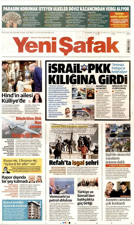 Yeni Şafak neden 3 gündür aynı sürmanşeti veriyor? Dikkat çeken döviz vergisi vurgusu... 4