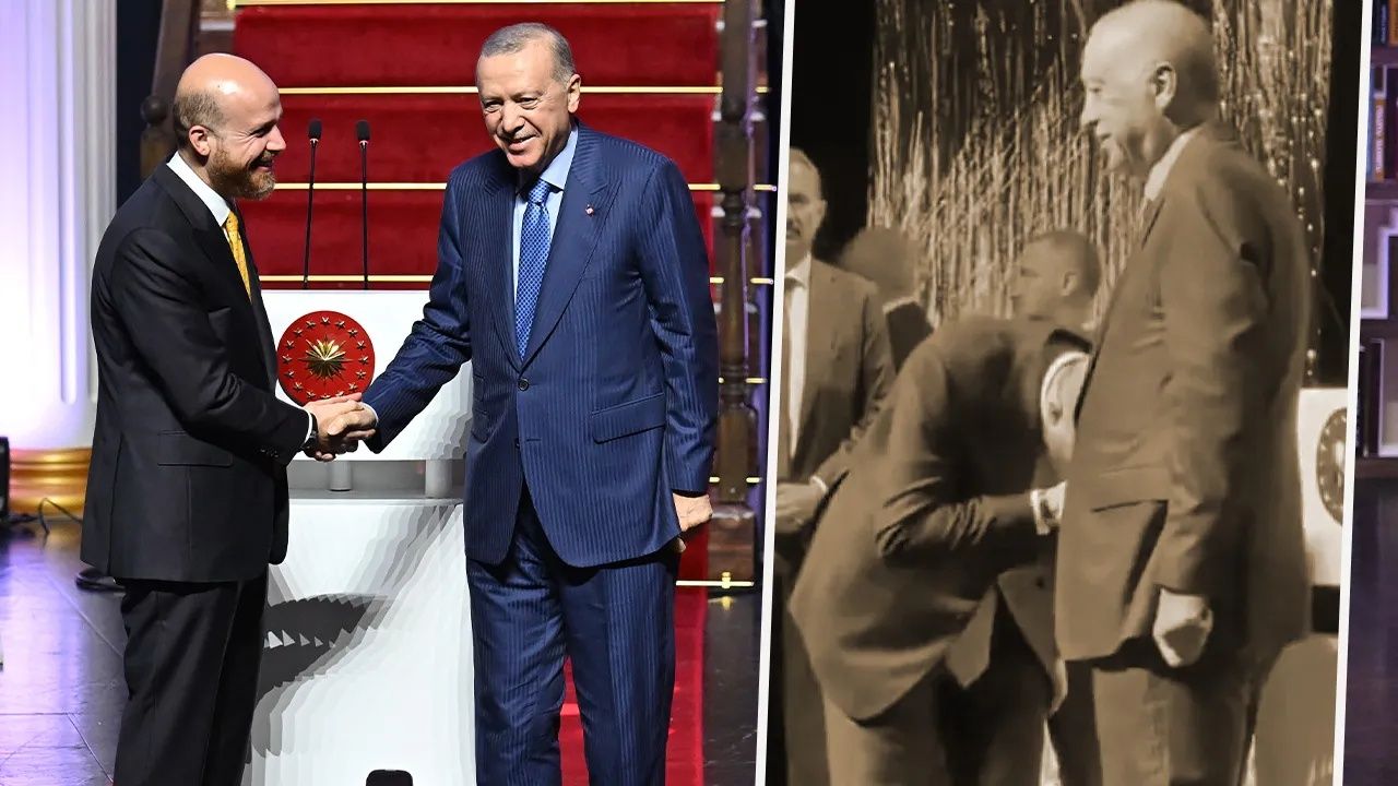 Bilal Erdoğan babasının elini neden öptüğünü ilk kez anlattı: Cumhurbaşkanı Erdoğan sahnede oğluna ne dedi? 1