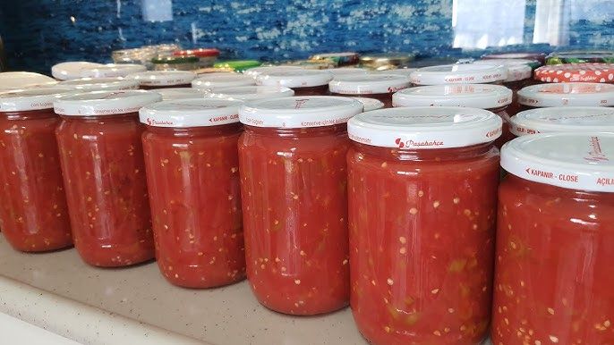 Kışlık konserve menemen yapımı! Püf noktalarıyla evde kışlık konserve menemen tarifi 4