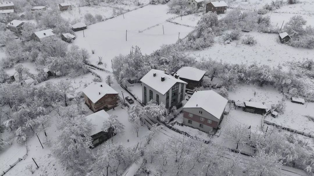 Kar yurda giriş yaptı... Pek çok il beyaza büründü... Manzaralar kartpostallık! 3