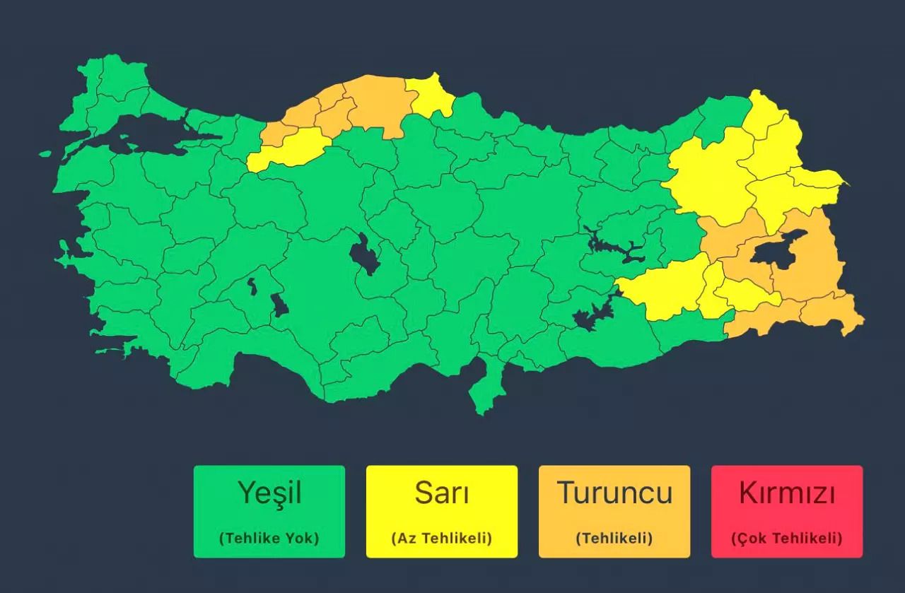 Meteoroloji uyardı, İçişleri duyurdu: Kış sert geliyor, kar kalınlığı 20 cm’yi aşacak! Türkiye beyaza bürünecek 1