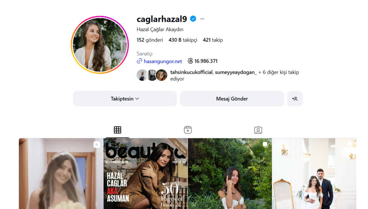 Samet Akaydın ile evlenen Hazal Çağlar'dan ilk hamle 3
