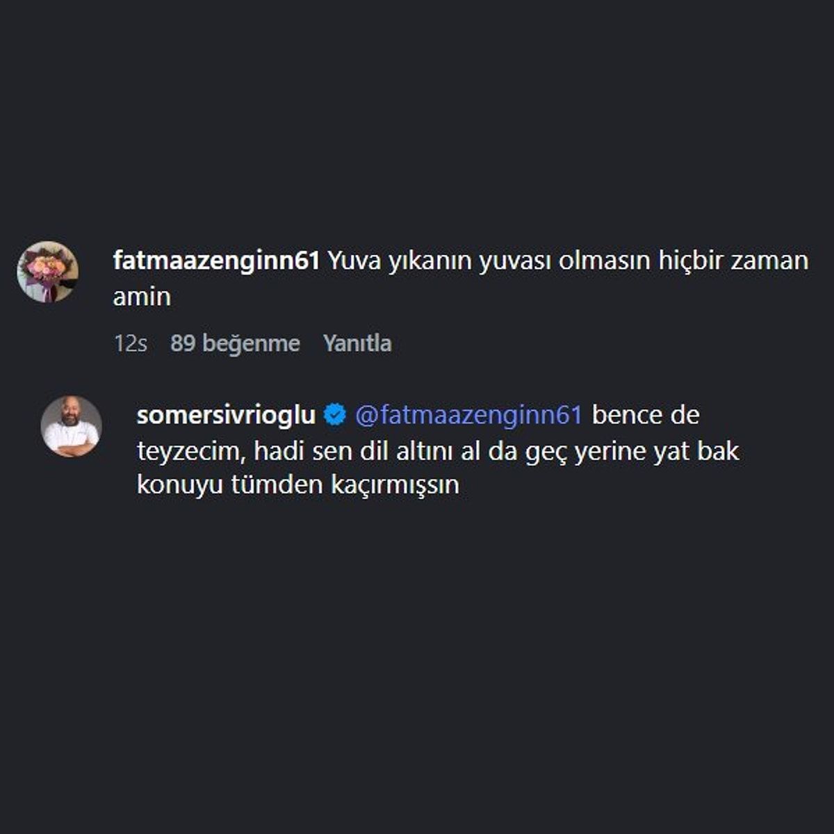 Kar tatilinde sevgilisine evlenme teklifi etmişti! Somer Sivrioğlu, 'Yuva yıkan' yorumunu görünce çileden çıktı! Takipçisine sert yanıt 5