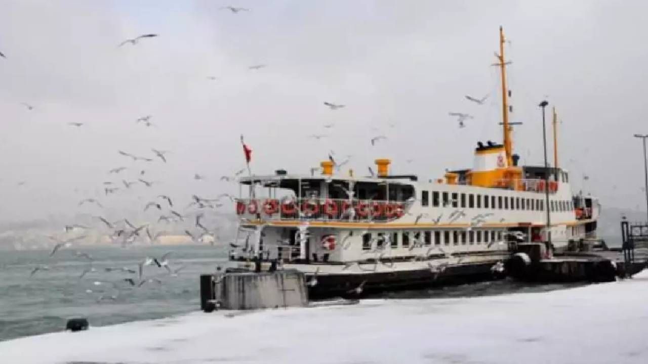 Birçok sefer iptal edildi! Üç deniz için alarm verildi: Fırtına sonrası kar yağışı geliyor 5