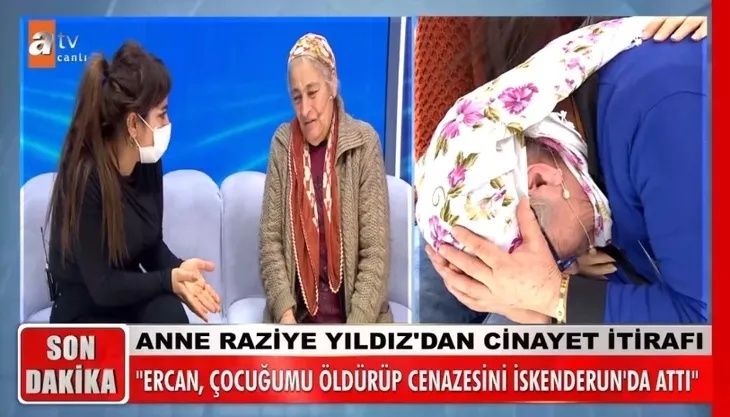 Müge Anlı'da anne Raziye Yıldız'dan canlı yayında itiraf geldi! 4 yaşındaki Emine'yi öldürüp cenazesini İskenderun'a attı! "Ercan başka bir çocuğu daha öldürdü" 2