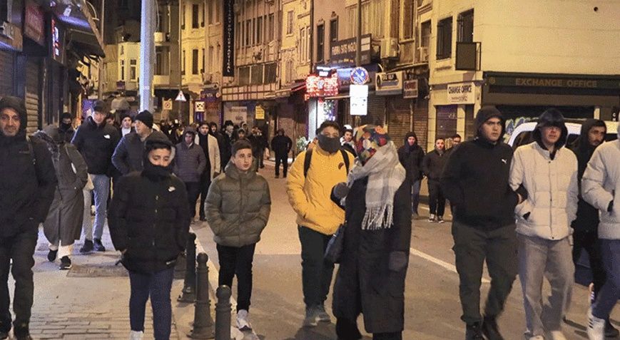 Galata Köprüsü'nde Filistin için tarihi buluşma! Büyük Gazze Yürüyüşü başladı... SuperHaber olarak alandayız! 5