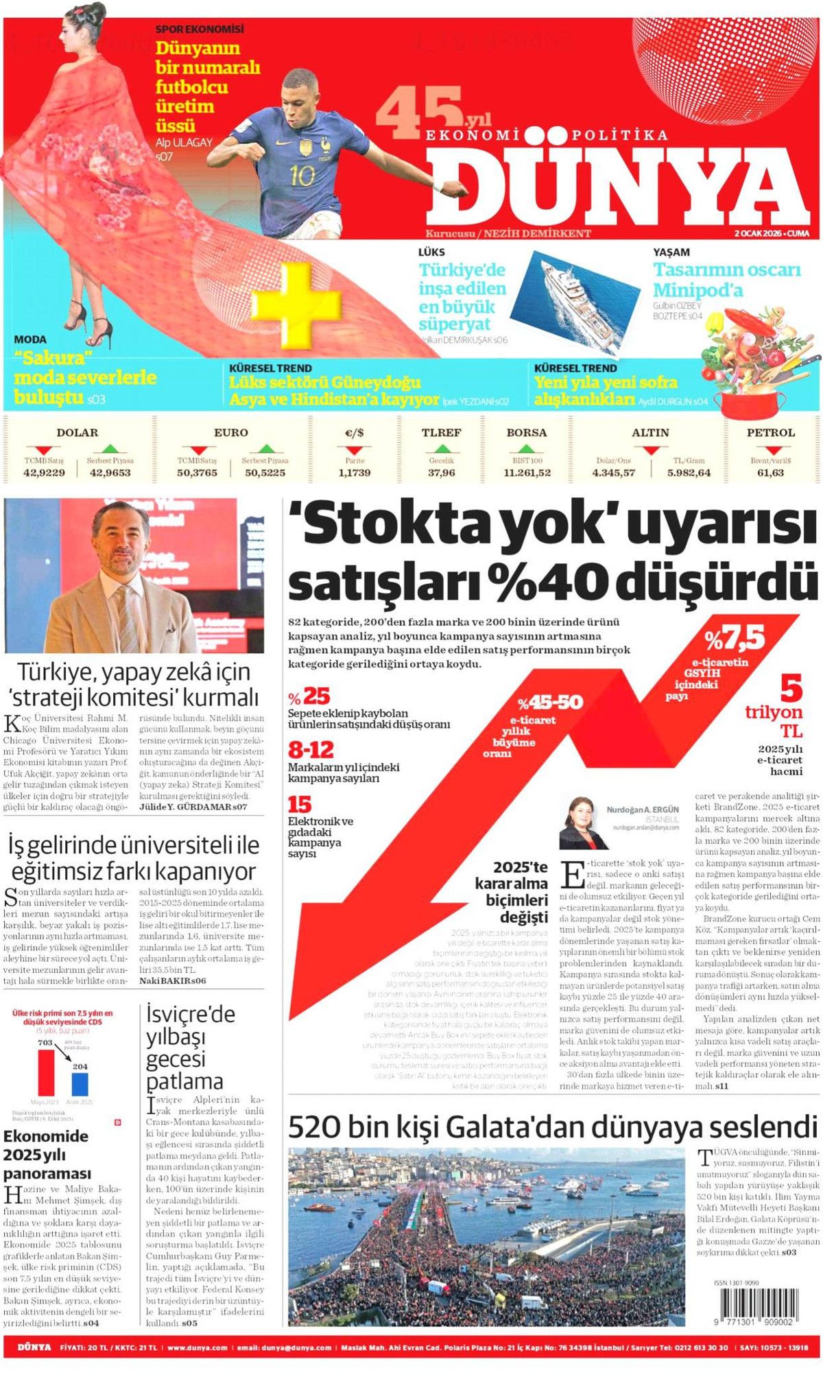 Türkiye susmadı, Gazze'yi unutmadı! Galata'daki tarihi buluşma manşetlerde... 15