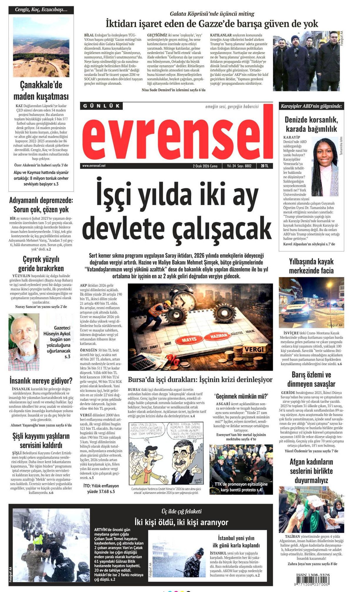 Türkiye susmadı, Gazze'yi unutmadı! Galata'daki tarihi buluşma manşetlerde... 18