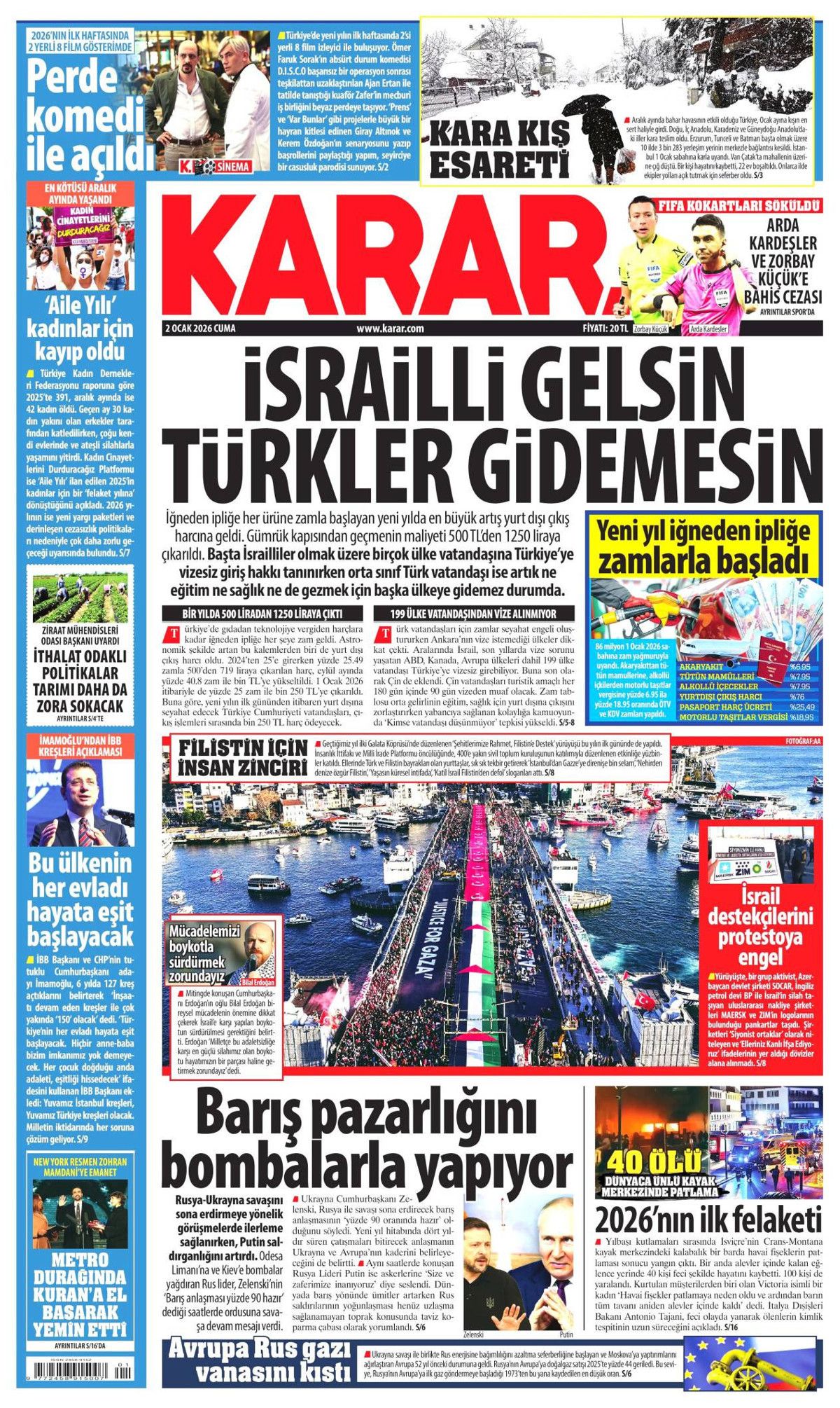 Türkiye susmadı, Gazze'yi unutmadı! Galata'daki tarihi buluşma manşetlerde... 8