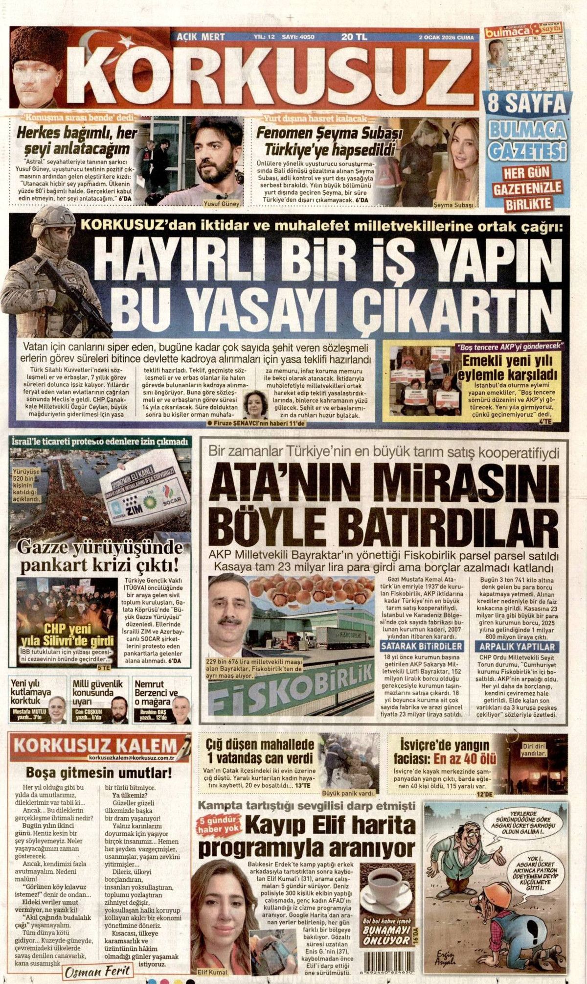 Türkiye susmadı, Gazze'yi unutmadı! Galata'daki tarihi buluşma manşetlerde... 20