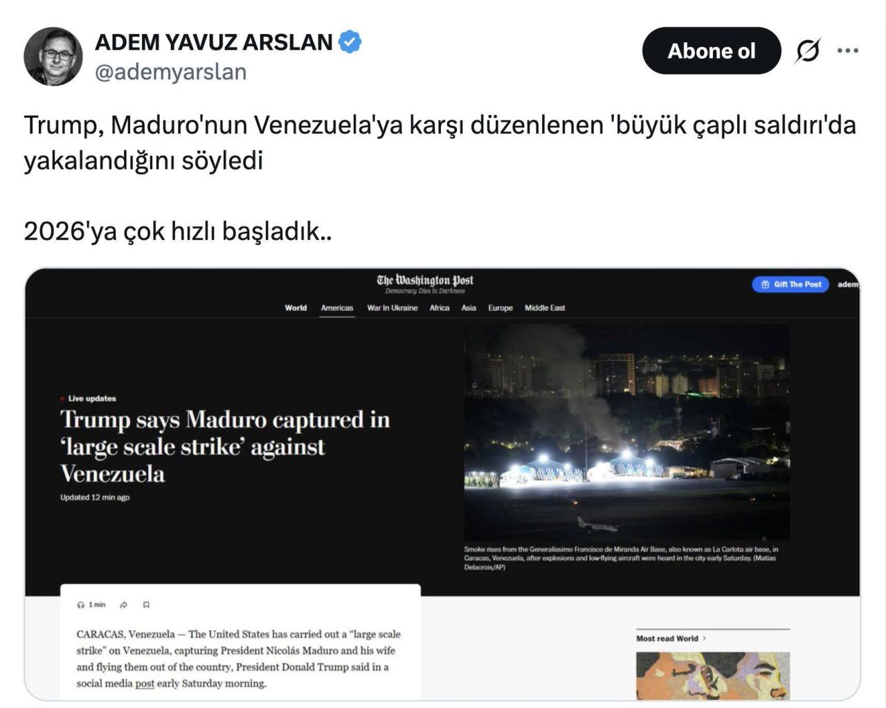 ABD’nin Venezuela saldırısı FETÖ’yü sevindirdi! Firari FETÖ’cüler Trump’ı kahraman ilan etti... 5