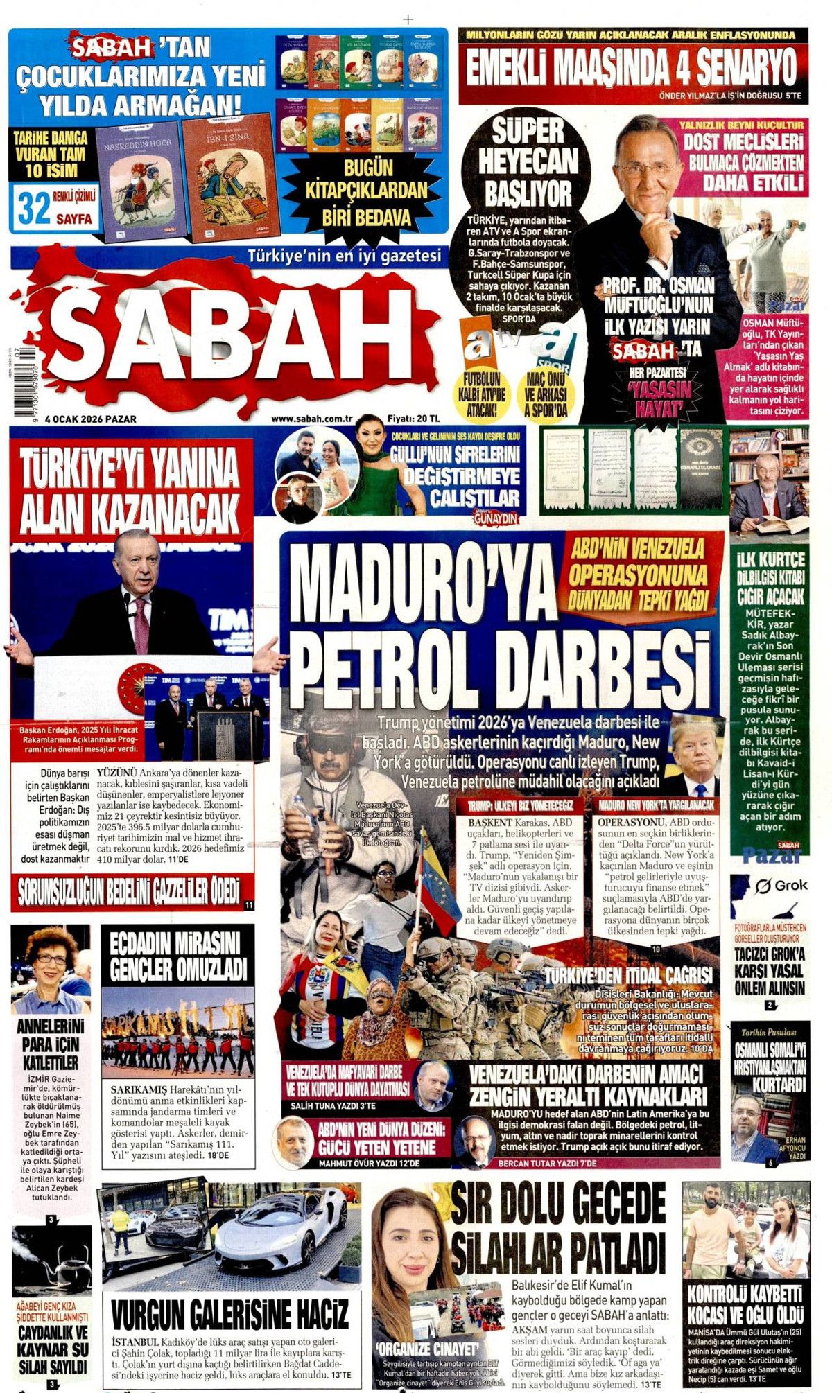 Maduro'ya petrol darbesi! Asrın eşkıyalığı manşetlerde... Hangi gazete nasıl gördü? 3
