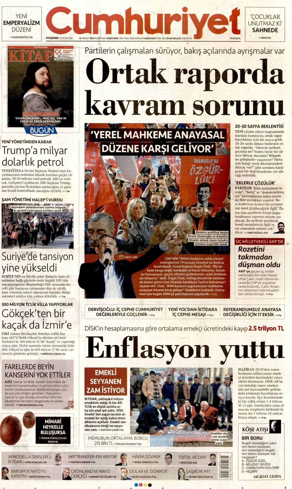 Halep'te hendeğe izin yok! SDG'ye operasyon manşetlerde 11