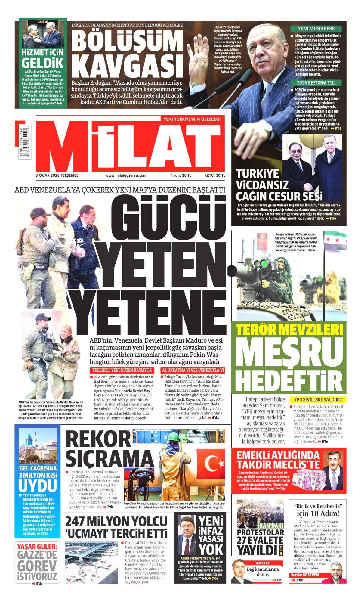Halep'te hendeğe izin yok! SDG'ye operasyon manşetlerde 15