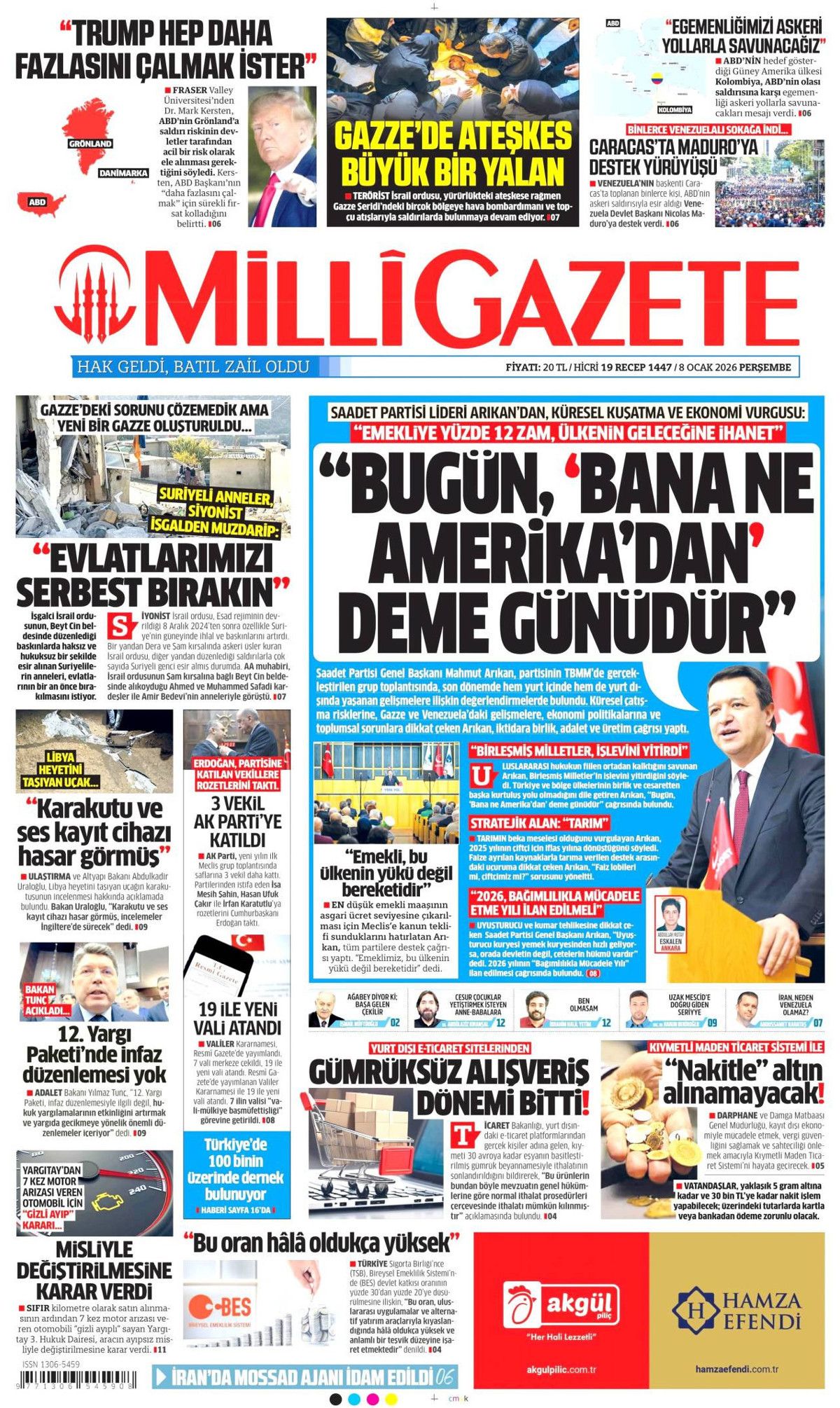Halep'te hendeğe izin yok! SDG'ye operasyon manşetlerde 9