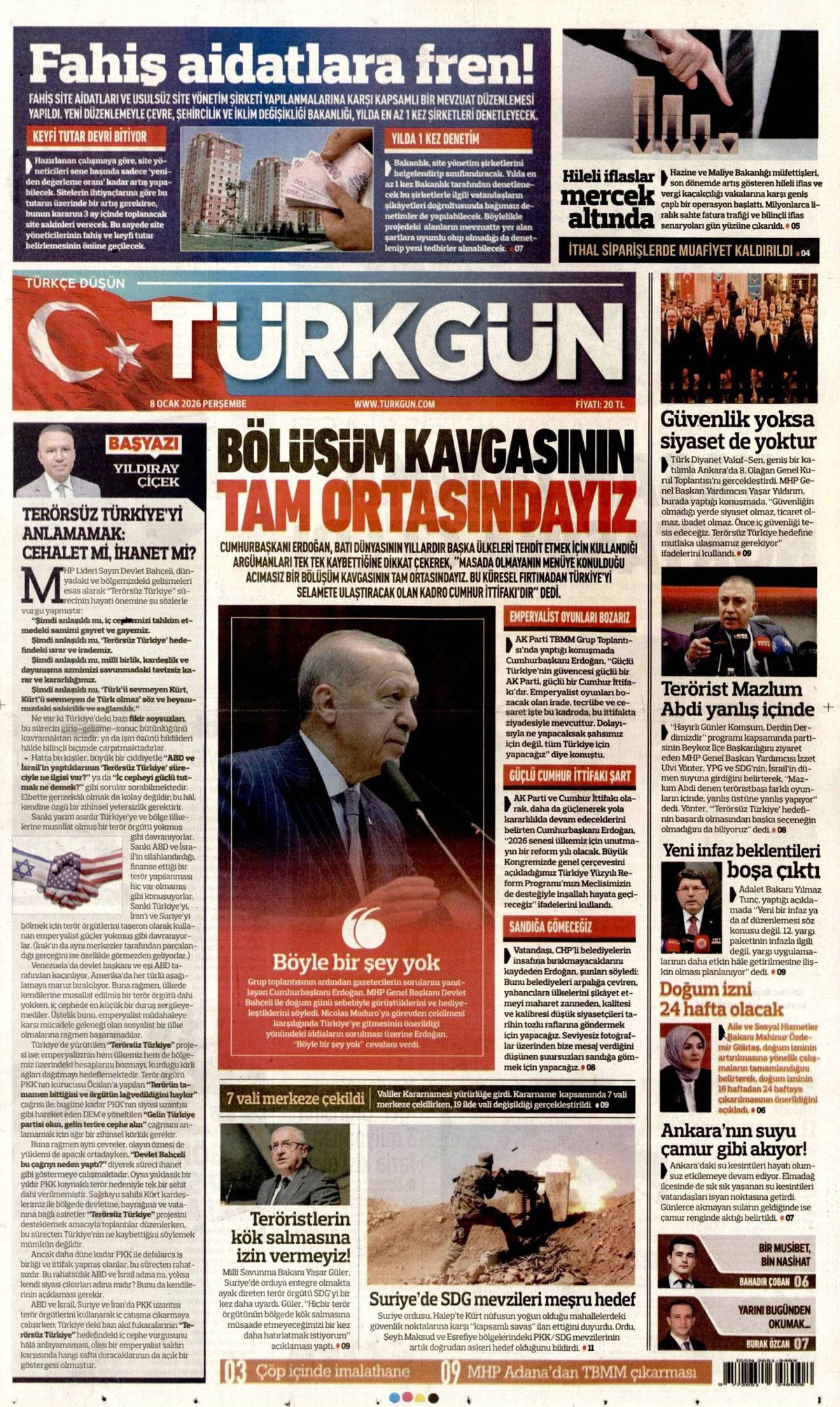 Halep'te hendeğe izin yok! SDG'ye operasyon manşetlerde 10