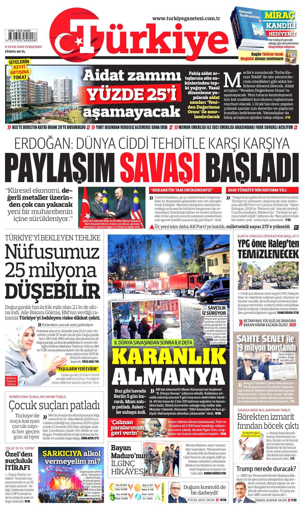 Halep'te hendeğe izin yok! SDG'ye operasyon manşetlerde 7