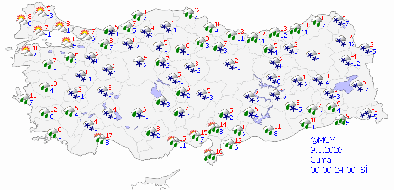İstanbul'a yeniden kar geliyor! Alarm verildi... Kritik tarih belli oldu: 12-13 Ocak'a dikkat! 9