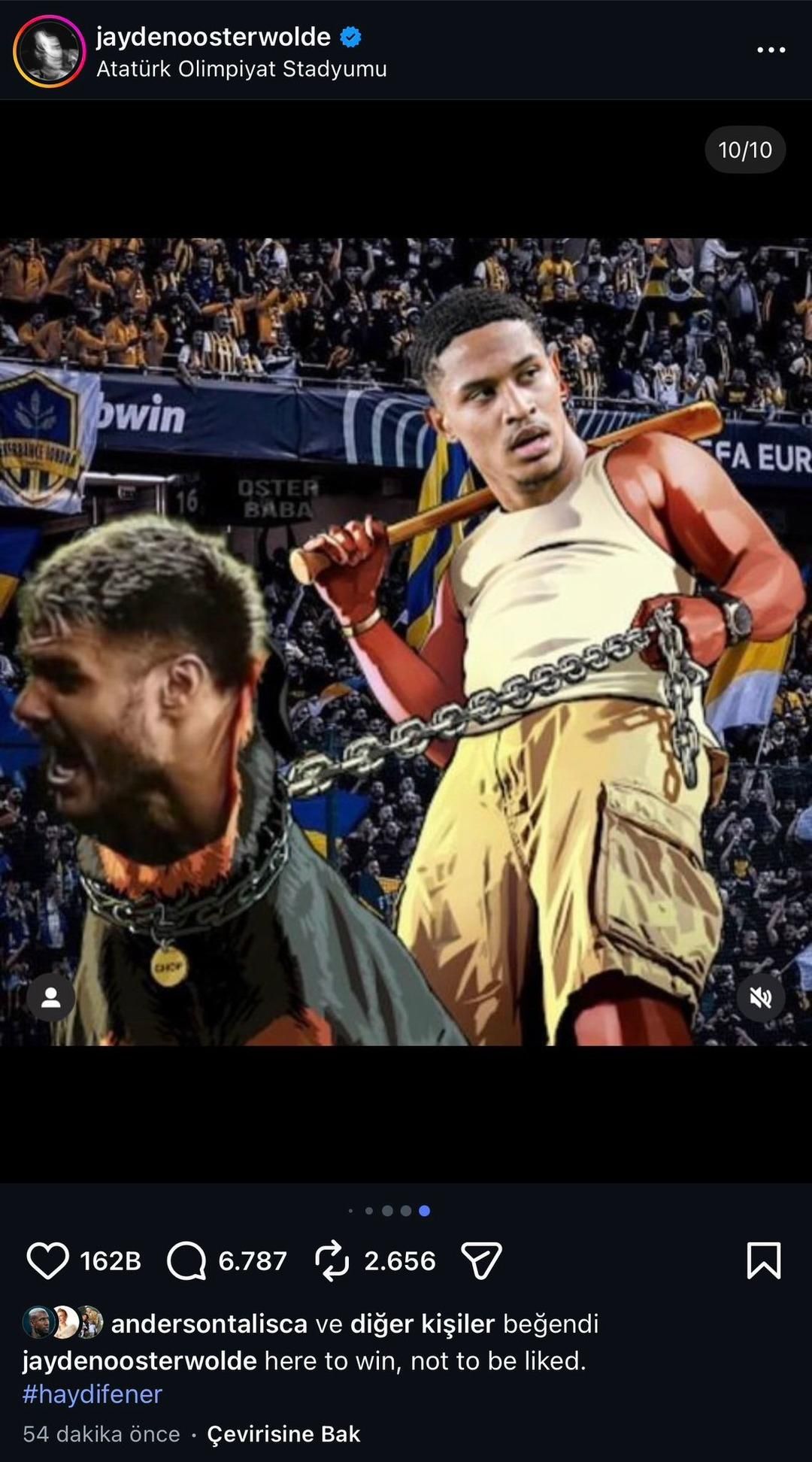 Mauro Icardi'yi köpek olarak gösterdi! Fenerbahçeli Jayden Oosterwolde'nin başı büyük belada: Galatasaray ceza alması için başvuru yapacak 8