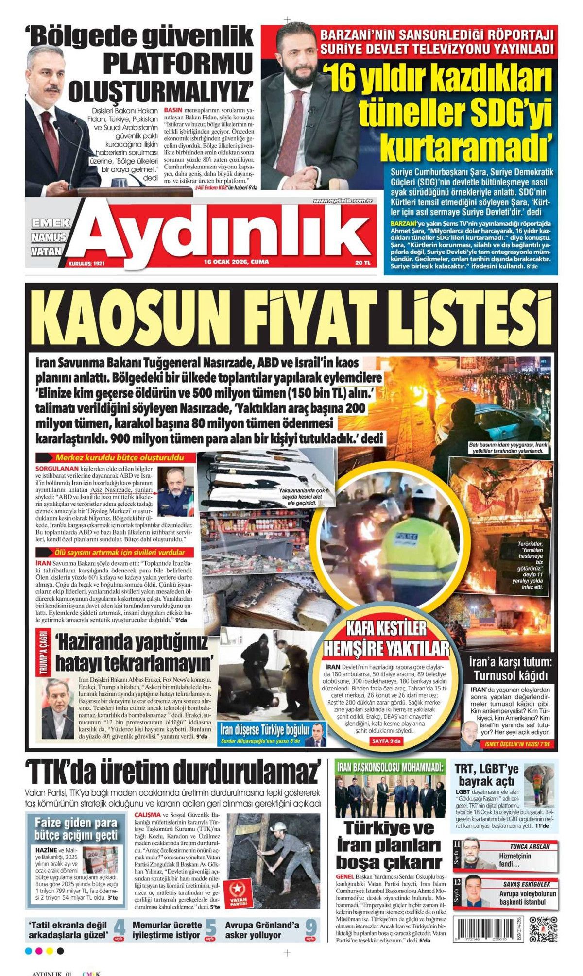Terörsüz Türkiye'de kırmızı çizgi çekildi! SDG bitmeden adım yok... 6