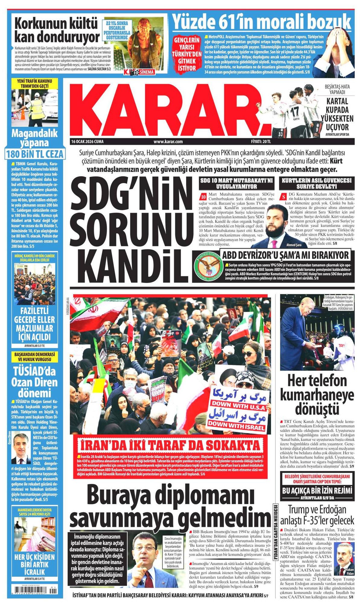 Terörsüz Türkiye'de kırmızı çizgi çekildi! SDG bitmeden adım yok... 14
