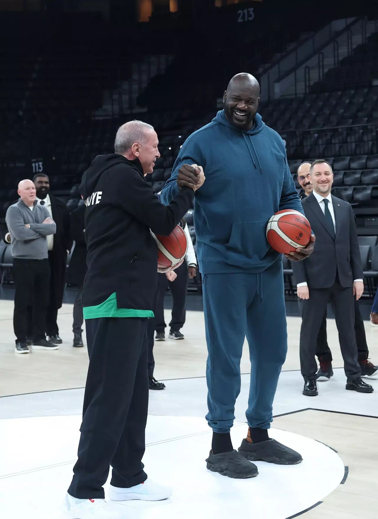 Cumhurbaşkanı Erdoğan ve NBA efsanesi Shaquille O’Neal bir araya geldi! 1