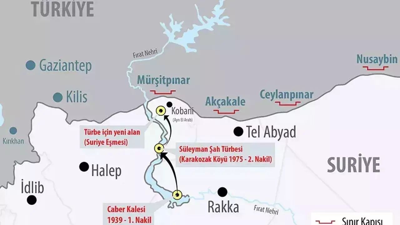Ecdad yadigarı artık özgür... Karakozak özgürleşti, gözler Caber Kalesi'nde: Süleyman Şah ilk yerine taşınacak! 5