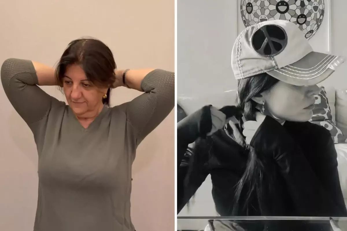YPG'nin başlattığı saç örme akımına Belçim Bilgin de katıldı: Terör örgütüne videolu selam! 6