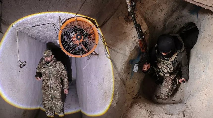 Yer üstünde sivil ev, yer altında terör üssü! YPG'nin Tünel Şebekesi deşifre oldu! İşte YPG'nin Suriye'deki tünelleri 1