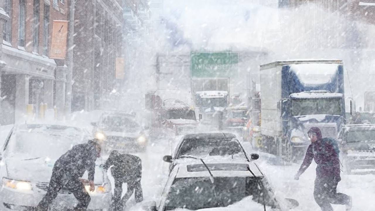 Kar fırtınası ABD'yi perişan etti! New York’ta 3 ölü, 920 binden fazla ev elektriksiz kaldı 2