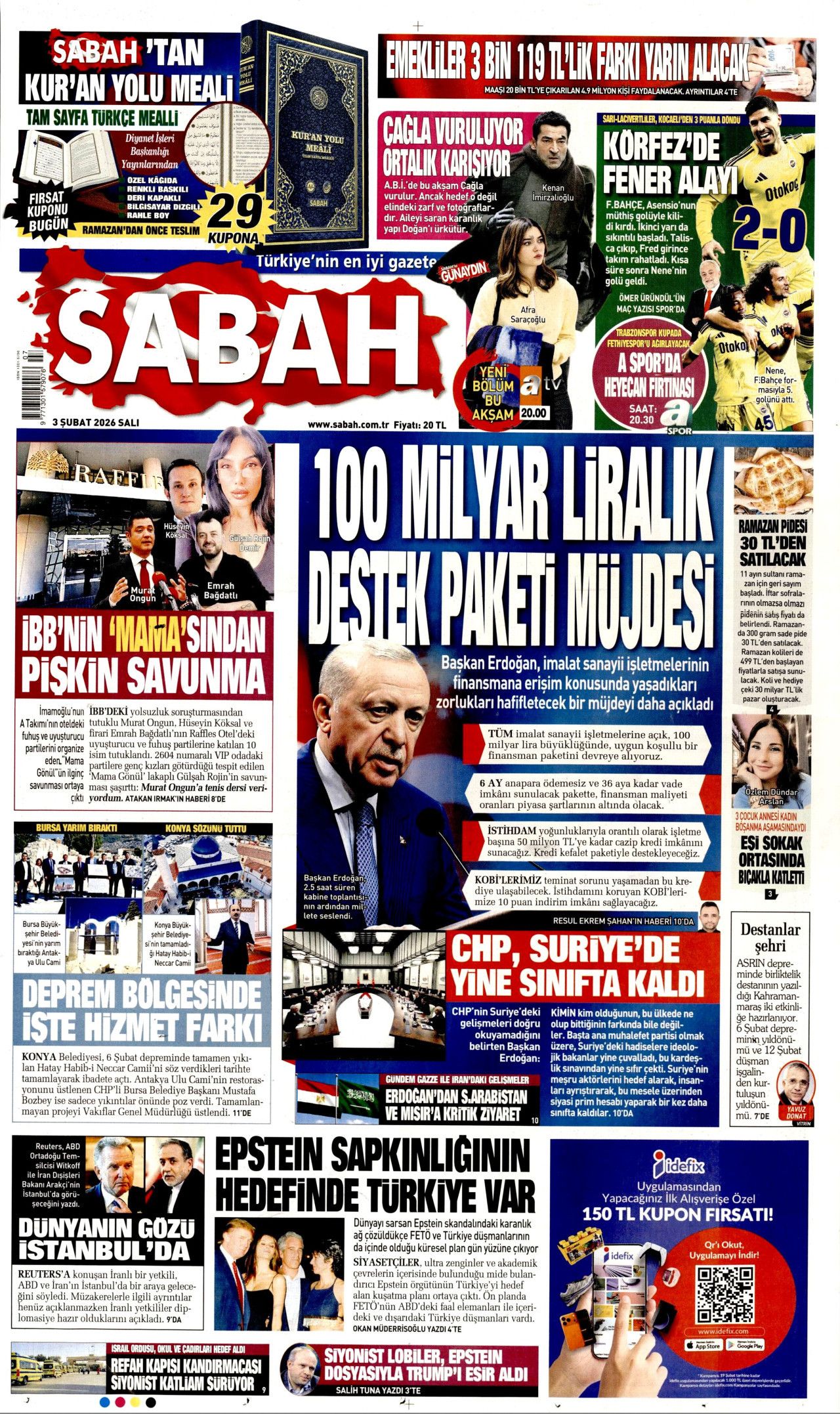 Cumhurbaşkanı Erdoğan'dan 100 milyar liralık destek paketi müjdesi! 1