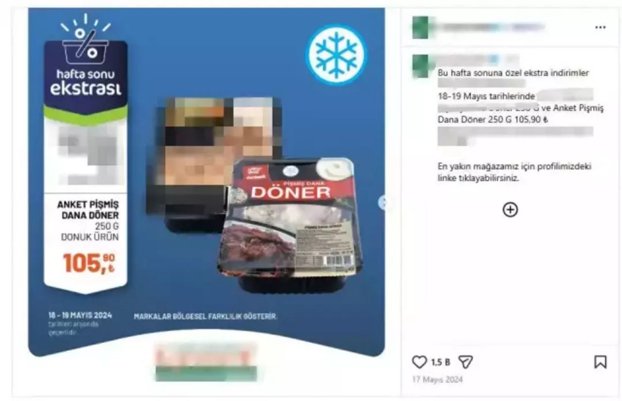 Zincir markette skandal! Kampanyalı satılan dana dönerinde at eti - eşek eti çıktı 2