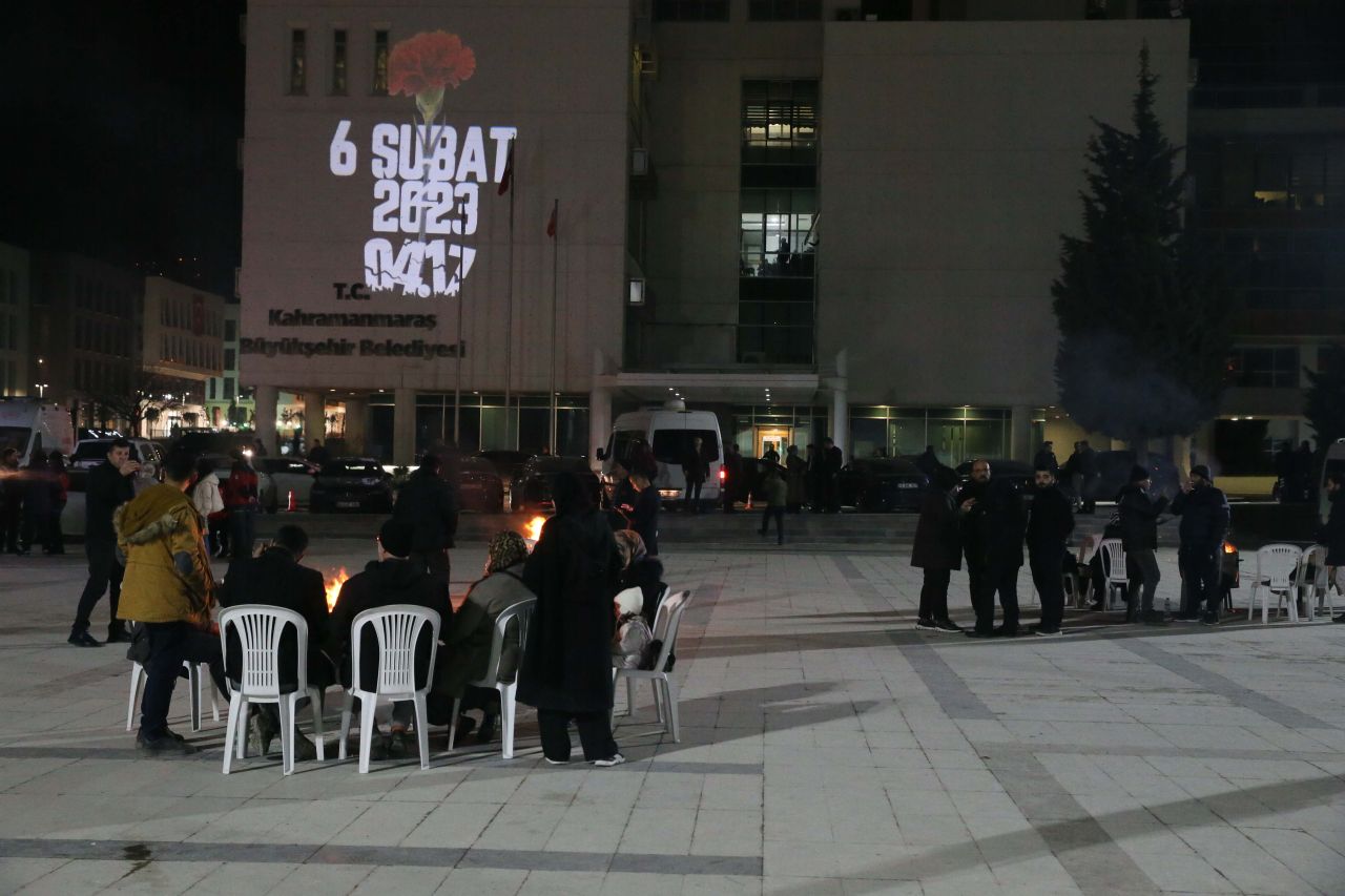 Asrın felaketinin merkez üssü Kahramanmaraş'ta deprem şehitleri için anma 1
