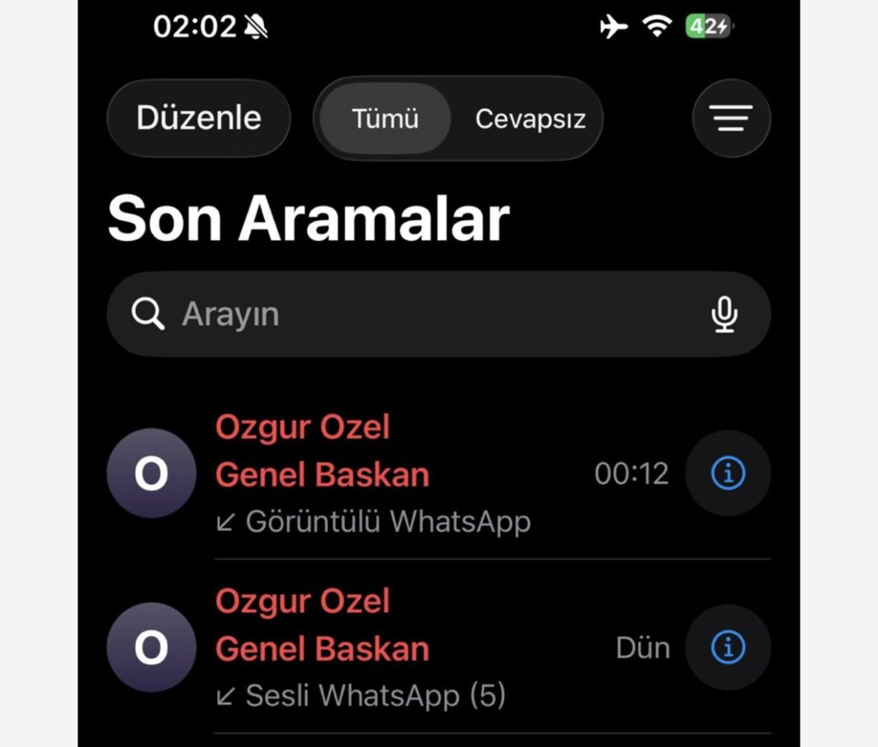 Görüntüler ortaya çıktı: İşte Özel'e ait olduğu iddia edilen o mesajlar 5