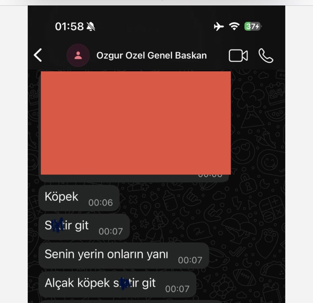 Görüntüler ortaya çıktı: İşte Özel'e ait olduğu iddia edilen o mesajlar 2