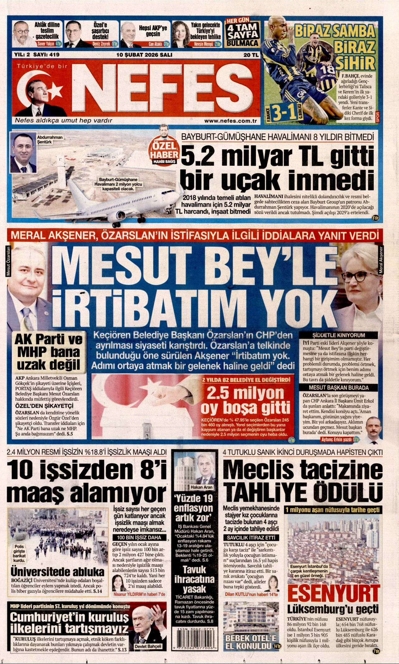 Dünyanın geleceği çarşambadan belli olacak! İşte 10 Şubat Salı gazete manşetleri... 4