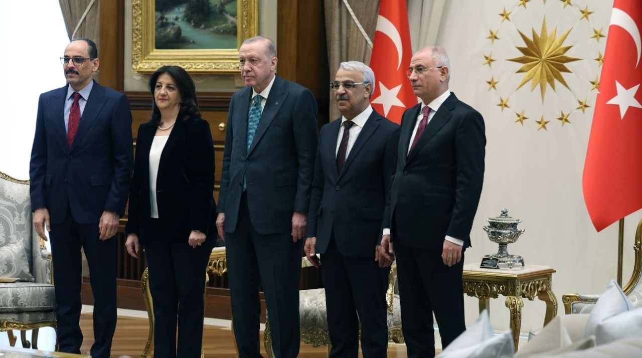 Cumhurbaşkanı Erdoğan DEM Parti'yi kabul etti 6