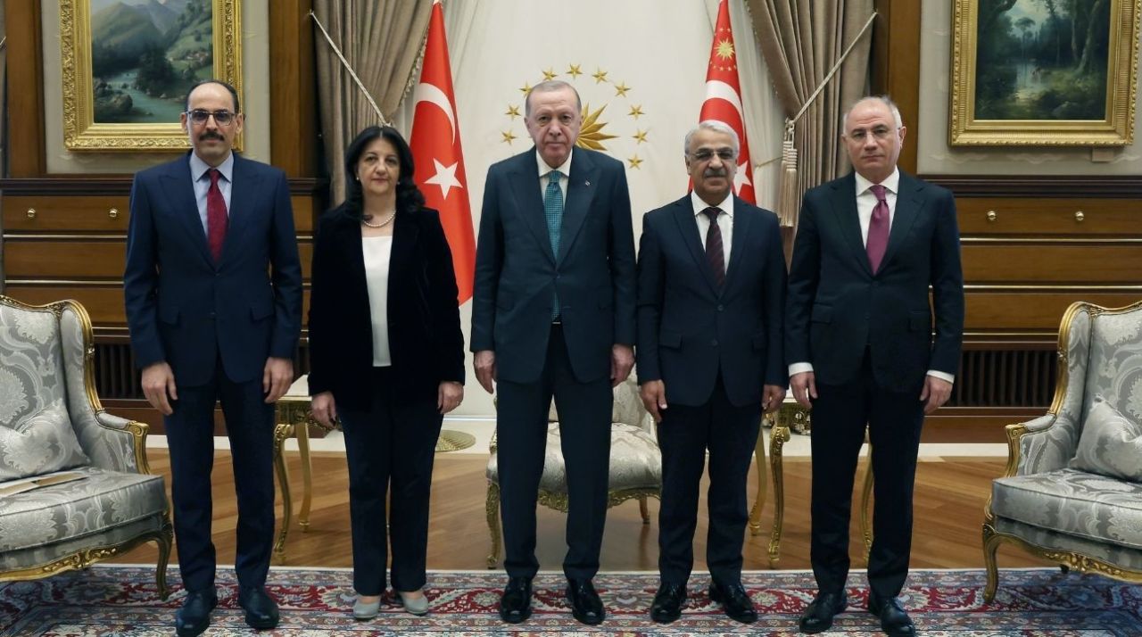 Cumhurbaşkanı Erdoğan DEM Parti'yi kabul etti 2