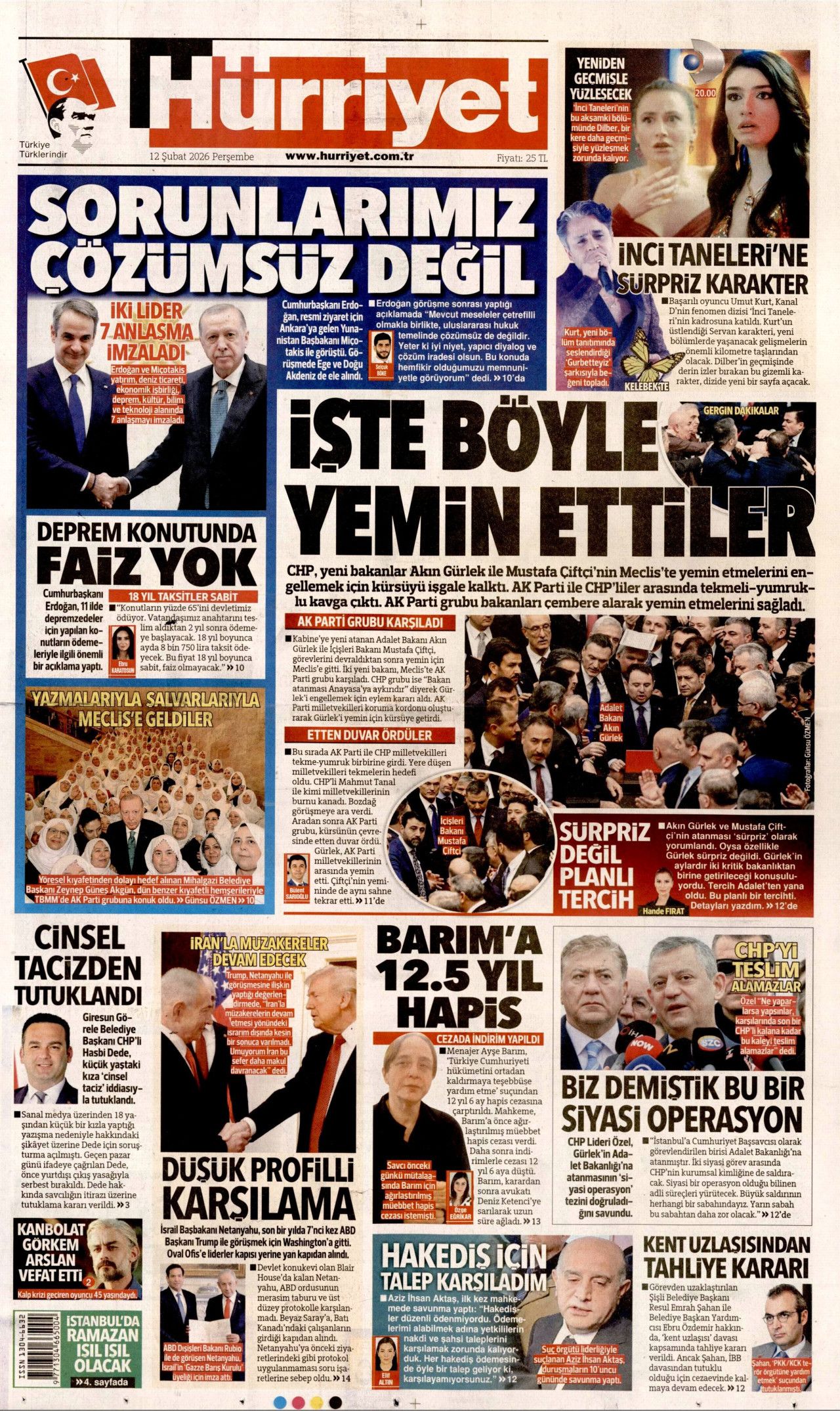 CHP'li vekillerden vandallık... Meclis'te tekmeli yumruklu kavga gazete manşetlerinde! 1
