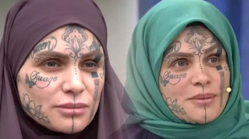 Herkes onu konuşuyor: Dövmeli Nazan'ın 15 yıl önceki hali şoke etti! Evlilik programına katılmış... 1