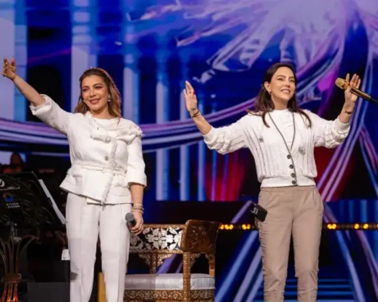 Ebru Gündeş'ten sınırları aşan düet! Assala Nasrı ile Riyad'da unutulmaz gece! 1 saatlik ücret dudak uçuklattı 5