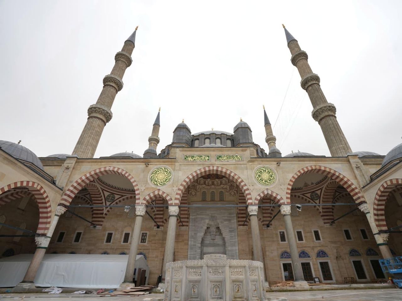 Mimar Sinan'ın ustalık eseri Selimiye Camii Ramazan'a hazır! İlk gün ibadete açılıyor 3